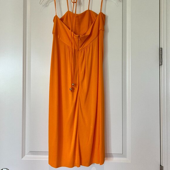 Milly of New York Halter Dress with Gold & Beading Detail - Picture 5 of 7